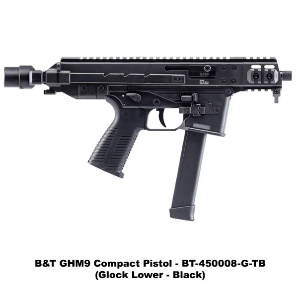 B&Amp;T Ghm9 Compact, Pistol, B&Amp;T Ghm9 Compact Pistol, Tele Brace, Glock Lower, Bt450008Gtb, For Sale, In Stock, On Sale