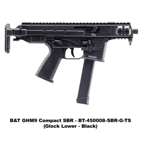 B&Amp;T Ghm9 Compact, Sbr, B&Amp;T Ghm9 Compact Sbr, Tele Stock, Glock Lower, Bt450008Sbrgts, B&Amp;T 840225710359, For Sale, In Stock, On Sale