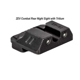 ZEV Combat Rear Night Sight with Tritium, SIGHT.K-RR-COM3-NS-B, 811338035288, in Stock, on Sale
