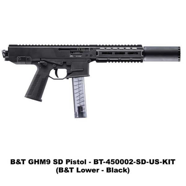 B&Amp;T Ghm9 Sd, B&Amp;T Ghm9 Sd Pistol, B&Amp;T Ghm9 Pistol With Suppressor, Bt450002Sduskit, B&Amp;T 840225712841, For Sale, In Stock, On Sale