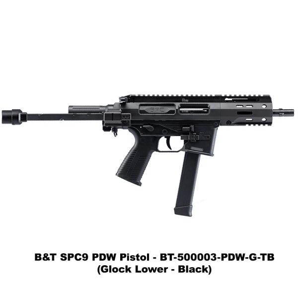 B&Amp;T Spc Pdw, Pistol, B&Amp;T Spc Pdw Pistol, Glock Lower, Black, Tele Brace, Bt 500003Pdwgtb, B&Amp;T 840225709629, For Sale, In Stock, On Sale