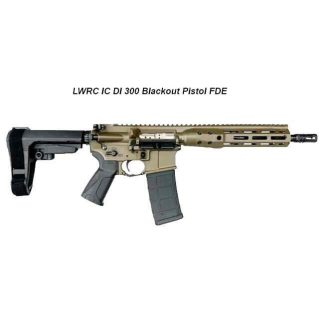 LWRC IC DI 300 Blackout Pistol FDE, LWRC ICDIP3CK10SBA3, LWRC ICDIP3CK10MLSBA3, in Stock, on Sale