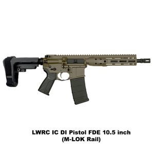 LWRC IC DI Pistol FDE, M-LOK, LWRC DI Pistol FDE, LWRC ICDIP5CK10ML, LWRC ICDIP5CK10MLSBA3, LWRC 853143008613, For Sale, in Stock, on Sale