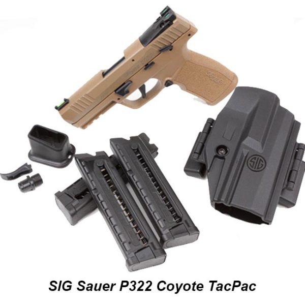 Sig Sauer P322 Coyote Tacpac