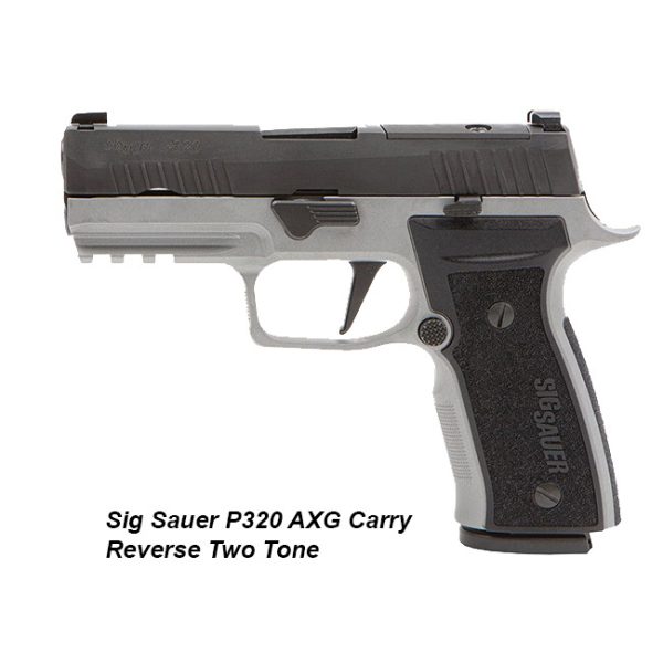 Sig Sauer P320 Axg Carry Reverse Two Tone, Sig 320Axgca9Rtxr3R2, Sig 798681641963, For Sale, In Stock, On Sale