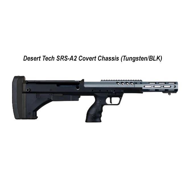 Desert Tech SRS-A2 Covert Chassis (Tungsten/BLK), SRS-CH-CR-TB, in Stock, on Sale