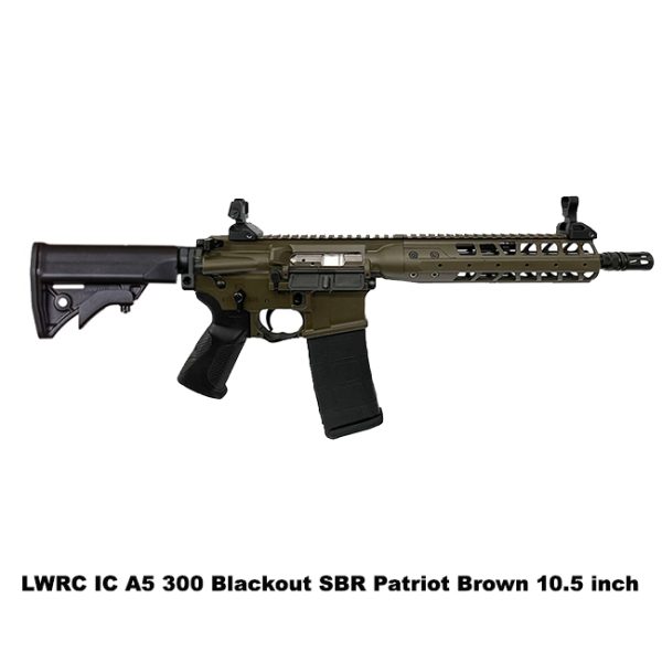 Lwrc Ic A5 300 Blackout Sbr, Patriot Brown, Lwrc Ica5P3Pbc10S, Lwrc 850050325253, For Sale, In Stock, On Sale