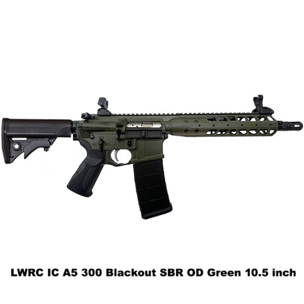 Lwrc Ic A5 300 Blackout Sbr, Od Green, Lwrc Ica5P3Odg10S, Lwrc 850050325246, For Sale, In Stock, On Sale