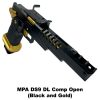 MPA DS9 Open, MPA DS9 DL Comp Open, MPAOPENGUN, Black and Gold