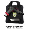 MPA DS9 Open, MPA DS9 DL Comp Open, MPAOPENGUN, Black with Red Accents