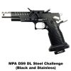 MPA DS9 DL Steel Challenge, Masterpiece Arms DS9 DL Steel Challenge, MPA DS9 Steel Challenge, MPA STEELCHALLGUN, Black and Stainless