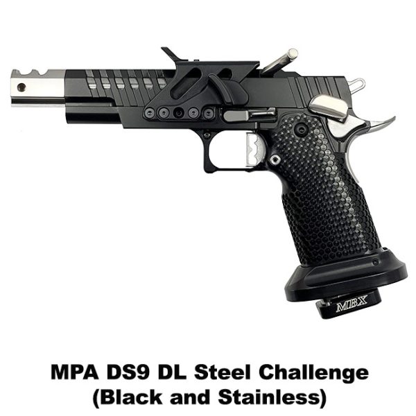 Mpa Ds9 Dl Steel Challenge, Masterpiece Arms Ds9 Dl Steel Challenge, Mpa Ds9 Steel Challenge, Mpa Steelchallgun, Black And Stainless