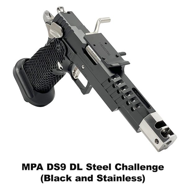 Mpa Ds9 Dl Steel Challenge, Masterpiece Arms Ds9 Dl Steel Challenge, Mpa Ds9 Steel Challenge, Mpa Steelchallgun, Black And Stainless