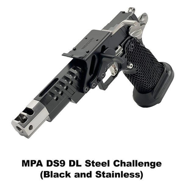 Mpa Ds9 Dl Steel Challenge, Masterpiece Arms Ds9 Dl Steel Challenge, Mpa Ds9 Steel Challenge, Mpa Steelchallgun, Black And Stainless