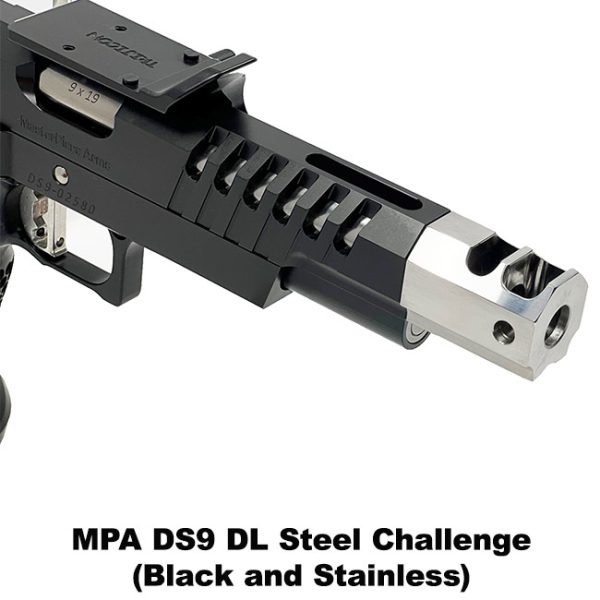 Mpa Ds9 Dl Steel Challenge, Masterpiece Arms Ds9 Dl Steel Challenge, Mpa Ds9 Steel Challenge, Mpa Steelchallgun, Black And Stainless