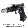 MPA DS9 DL Steel Challenge, Masterpiece Arms DS9 DL Steel Challenge, MPA DS9 Steel Challenge, MPA STEELCHALLGUN, Black and Stainless