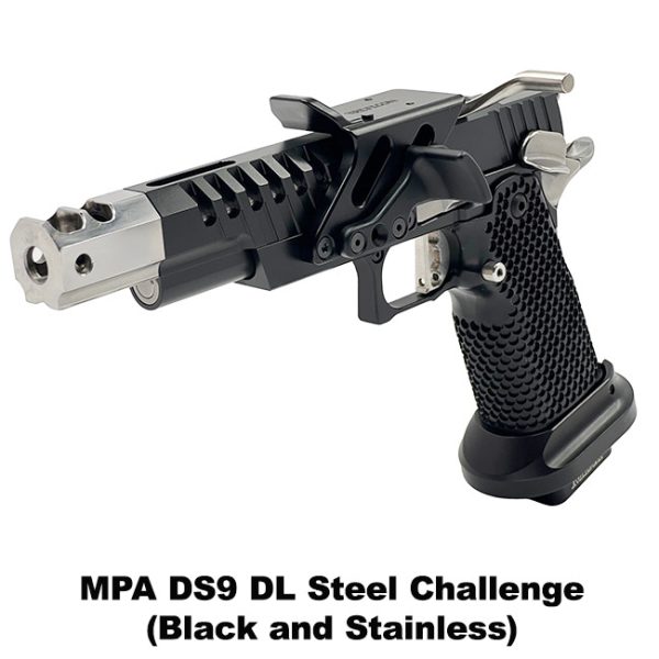 Mpa Ds9 Dl Steel Challenge, Masterpiece Arms Ds9 Dl Steel Challenge, Mpa Ds9 Steel Challenge, Mpa Steelchallgun, Black And Stainless