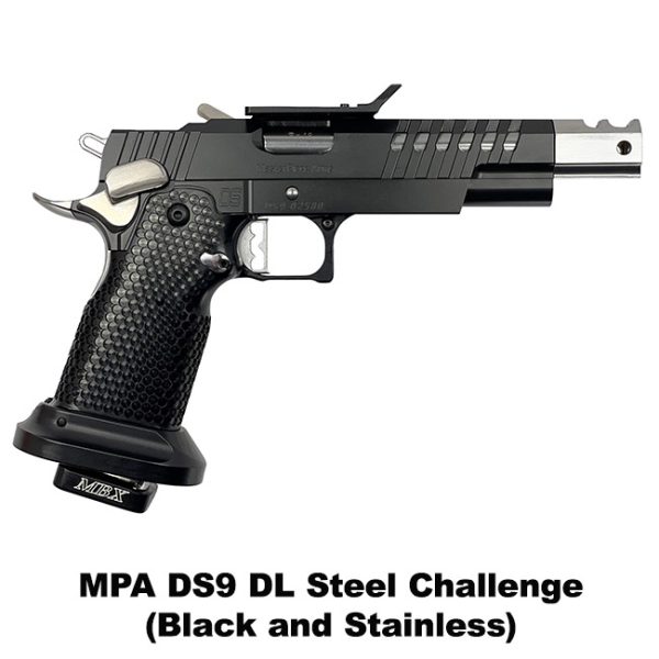 Mpa Ds9 Dl Steel Challenge, Masterpiece Arms Ds9 Dl Steel Challenge, Mpa Ds9 Steel Challenge, Mpa Steelchallgun, Black And Stainless