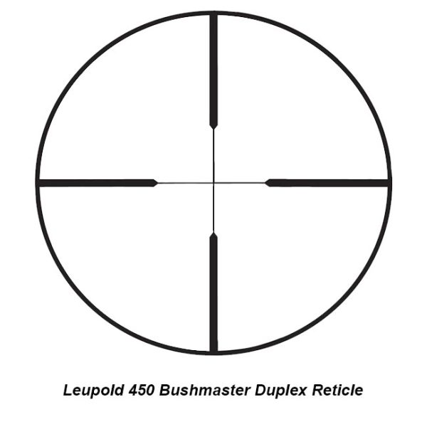 Leupold 450 Bushmaster Duplex Reticle