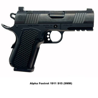 Alpha Foxtrot 1911 S15 (9mm), Alpha Foxtrot S15, AA29X1AMD-PDBK15, 810100532420, For Sale, in Stock, on Sale