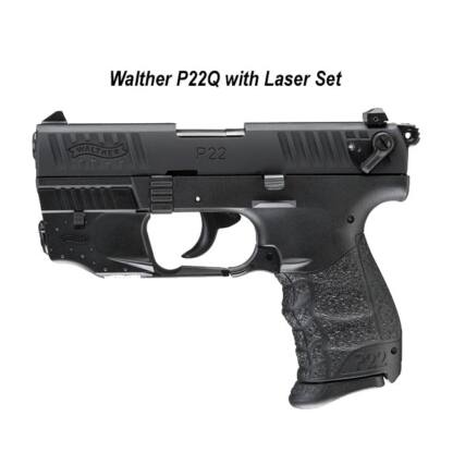 Walther P22Q With Laser Set, 5120729, 723364214585, In Stock, On Sale