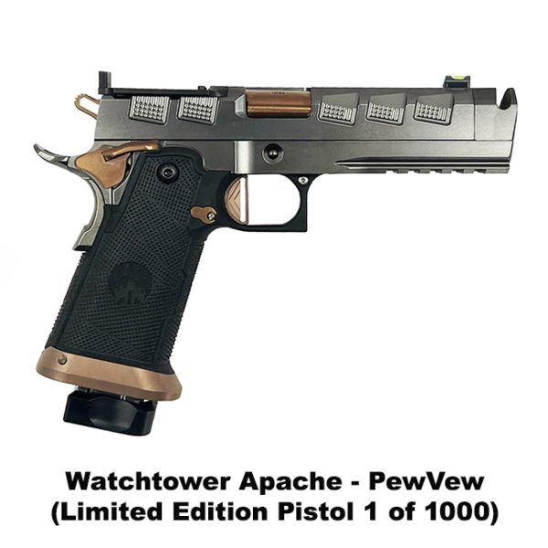 Watchtower Apache, Watchtower Apache Pewview, Watchtower Firearms Apache, Watchtower Apache 2011, Watchtower 81008512435, Apache9Mm46Pew