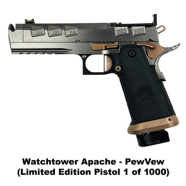 Watchtower Apache, Watchtower Apache Pewview, Watchtower Firearms Apache, Watchtower Apache 2011, Watchtower 81008512435, Apache9Mm46Pew