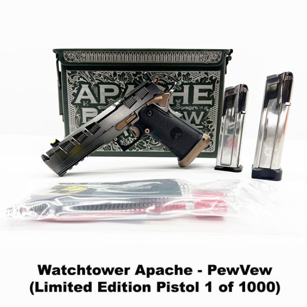 Watchtower Apache, Watchtower Apache Pewview, Watchtower Firearms Apache, Watchtower Apache 2011, Watchtower 81008512435, Apache9Mm46Pew, For Sale, In Stock, On Sale