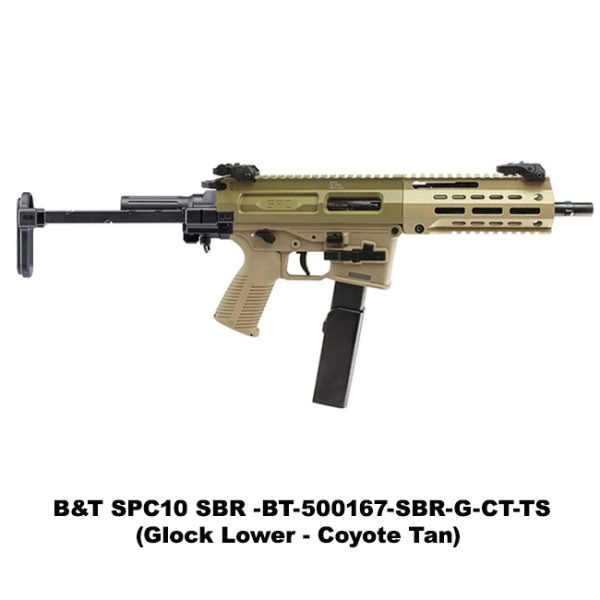 B&Amp;T Spc10, B&Amp;T Spc10 Sbr, 10Mm, Coyote Tan, Bt500167Sbrctts, For Sale, In Stock, On Sale