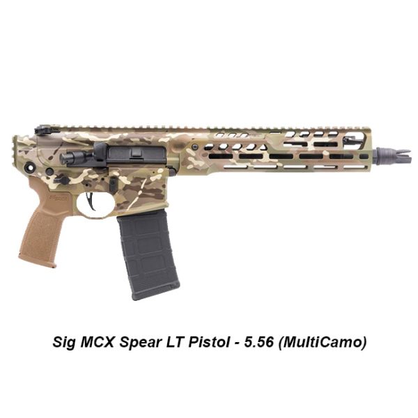 Sig Mcx Spear Lt Pistol  5.56 (Multicamo), Sig Spear Lt Pistol, Sig Sauer Spear Lt Pistol, Sig Mcx556N11Bcwv1Lt, Sig 798681686131, For Sale, In Stock, On Sale