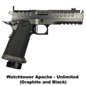 Watchtower Apache, Double Stack 1911 - 2011, Unlimited, Graphite and Black, APACHE-9MM-46-BLK, 810085125563, For Sale, in Stock, on Sale