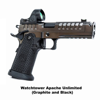 Watchtower Apache Unlimited  Graphite And Black, Apache Unlimited, Watchtower Firearms Unlimited, Apache9Mm46Blk, 810085125563, For Sale, In Stock, On Sale