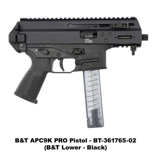 B&Amp;T Apc9K Pro, B&Amp;T Apc9K Pro Pistol, Black, B&Amp;T Lower, Bt36176502