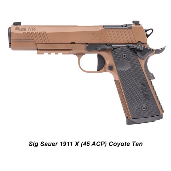 Sig Sauer 1911 X (45 Acp) Coyote Tan, Sig 1911Xr45Cxr3, Sig 798681682256, For Sale, In Stock, On Sale