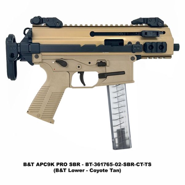 B&Amp;T Apc9K Pro, Sbr B&Amp;T Apc9K Pro Sbr, Coyote Tan, B&Amp;T Lower, Bt36176502Sbrctts, B&Amp;T 840225710205, For Sale, In Stock, On Sale