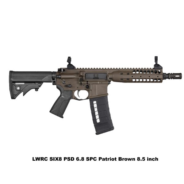 Lwrc Six8 Psd Patriot Brown, Lwrc Six8 Psd Patriot Brown Sbr, Lwrc 6.8 Spc Psd Pistol Patriot Brown, Lwrc 6.8 Spc Pistol 8.5 Inch, Patriot Brown, Lwrc Six8Psdrpbc8, Lwrc 859530005685, For Sale, In Stock, On Sale