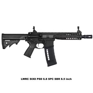 LWRC SIX8 PSD, LWRC SIX8 PSD SBR, LWRC 6.8 SPC PSD Pistol, LWRC 6.8 SPC Pistol 8.5 inch, Black, LWRC SIX8PSDRB8, LWRC 859530005654, For Sale, in Stock, on Sale