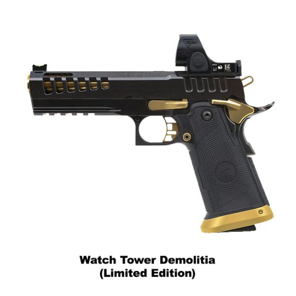 Watchtower Demolitia, Demolition Ranch 1911  2011, Watchtower Firearms Demolitia, Watchtower Demolitia9Mm5Gold, Watchtower 810085127291, In Stock, Sale