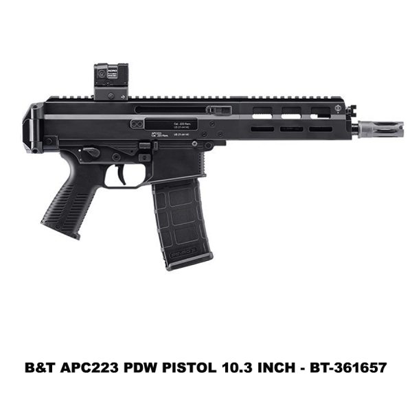 B&Amp;T Apc556, B&Amp;T Apc223 Pdw Pistol, 10.3 Inch, Bt361657, B&Amp;T 840225708240, M4 Buffer Tube Adapter, For Sale, In Stock, On Sale