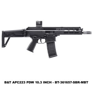 B&T APC556, B&T APC223, SBR, PDW, 10.3 inch, BT-361657-SBR-MBT, MBT Stock, B&T 840225710090, For Sale, in Stock, on Sale