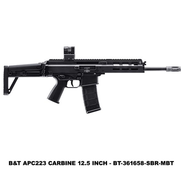 B&Amp;T Apc556, B&Amp;T Apc223, Sbr, Carbine, 12.5 Inch, Bt361658Sbrmbt, Mbt Stock, B&Amp;T 840225710106, For Sale, In Stock, On Sale