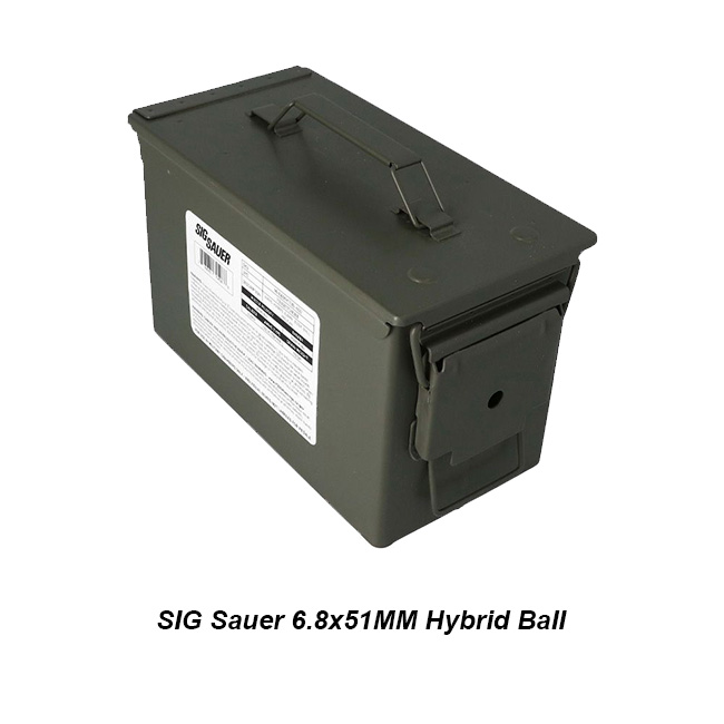 Sig Sauer 6.8X51Mm Hybrid Ball, Sig Mh68Mm113B460, Sig 798681704088, In Stock, On Sale