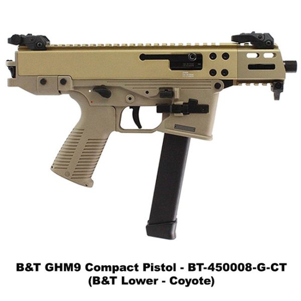 B&Amp;T Ghm9 Compact, Pistol, B&Amp;T Ghm9 Compact Pistol, Sling Loop, Glock Lower, Coyote Tan, Bt450008Gct, B&Amp;T 840225708424, For Sale, In Stock, On Sale
