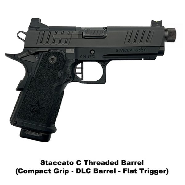 Staccato C Threaded Barrel, Staccato C With Threaded Barrel, Dlc Barrel, Compact Grip, Flat Trigger, Staccato151501000312, Staccato 816781019045, For Sale, In Stock, On Sale