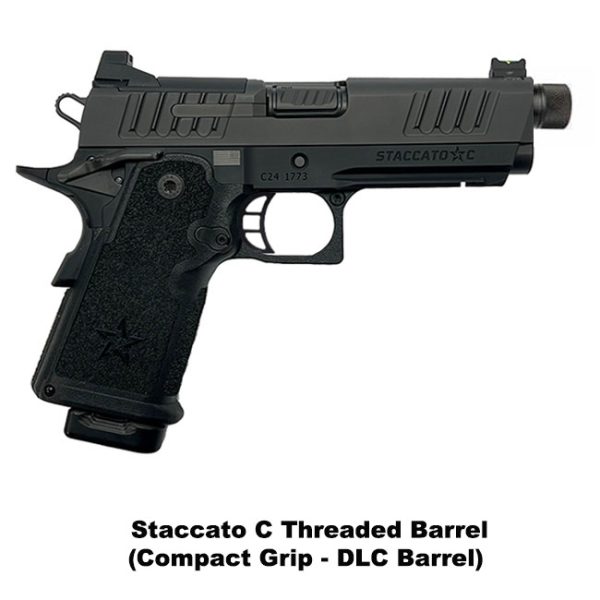 Staccato C Threaded Barrel, Staccato C With Threaded Barrel, Dlc Barrel, Compact Grip, Curved Trigger, Staccato151501000302, Staccato 816781019014, For Sale, In Stock, On Sale