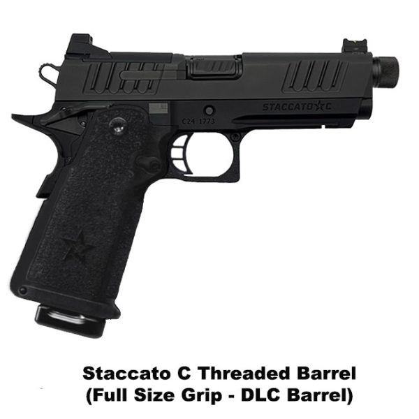 Staccato C Threaded Barrel, Staccato C With Threaded Barrel, Dlc Barrel, Full Size Grip, Curved Trigger, Staccato151501000304, Staccato 816781019038, For Sale, In Stock, On Sale