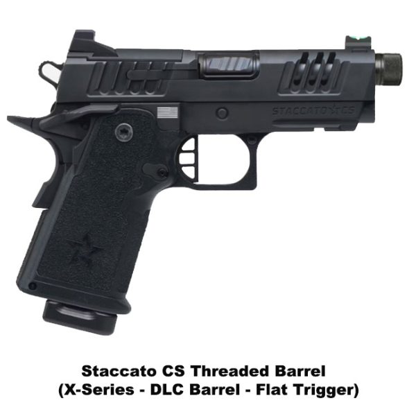 Staccato Cs Threaded Barrel, Staccato Cs Xseries With Threaded Barrel, Dlc Barrel, Flat Trigger, Staccato 14150100031201, Staccato 816781018925, For Sale, On Sale, In Stock