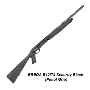 BREDA B12iT4 Security Black (Pistol Grip), BT4BLKPG, for Sale, in Stock, on Sale