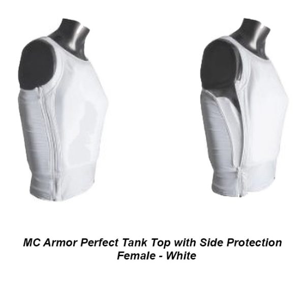 Mc Armor Perfect Tank Top With Side Protection, Female  White For Sale, In Stock, On Sale