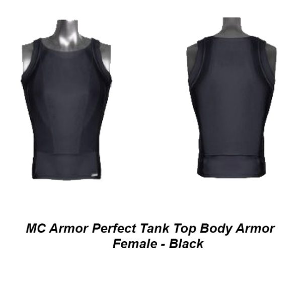 Mc Armor Perfect Tank Top Body Armor, Female  Black For Sale, In Stock, On Sale